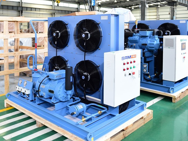 氟用半封閉活塞壓縮機蔬菜肉類冷藏速凍項目